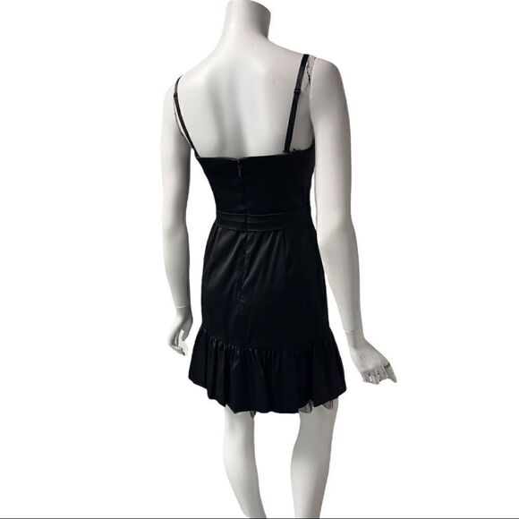 BCBG Black Removable Straps Tulle Mini Dress - Picture 4 of 10